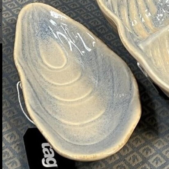 tag ~ 2 Piece Set w/Conch Shell Divided Dish ~ NWT - Picture 3 of 5